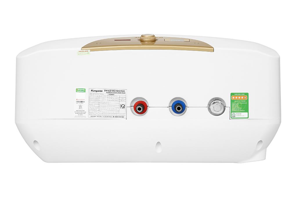 Máy nước nóng gián tiếp Kangaroo 30 lít 2500W KG68A3 Màu Trắng - Vàng