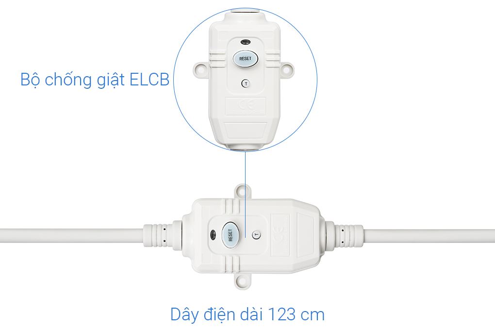 Máy nước nóng gián tiếp Kangaroo 30 lít 2500W KG68A3 Màu Trắng - Vàng