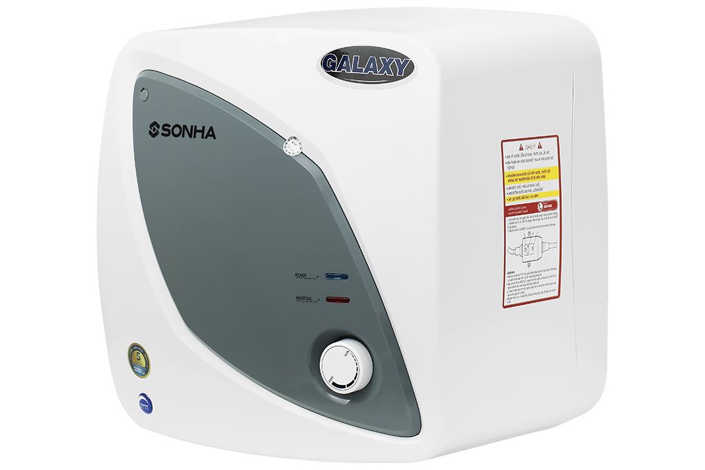 Máy nước nóng gián tiếp Sơn Hà Galaxy 20 lít 2500W S20VG Màu Trắng - Xám