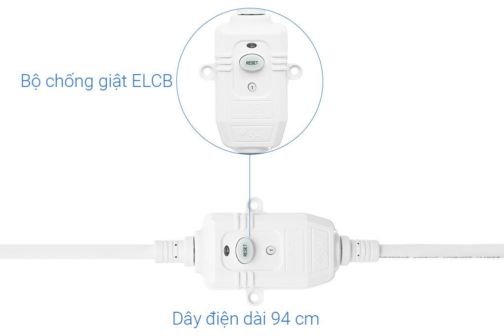 Máy nước nóng gián tiếp Sơn Hà Galaxy 20 lít 2500W S20VG Màu Trắng - Xám