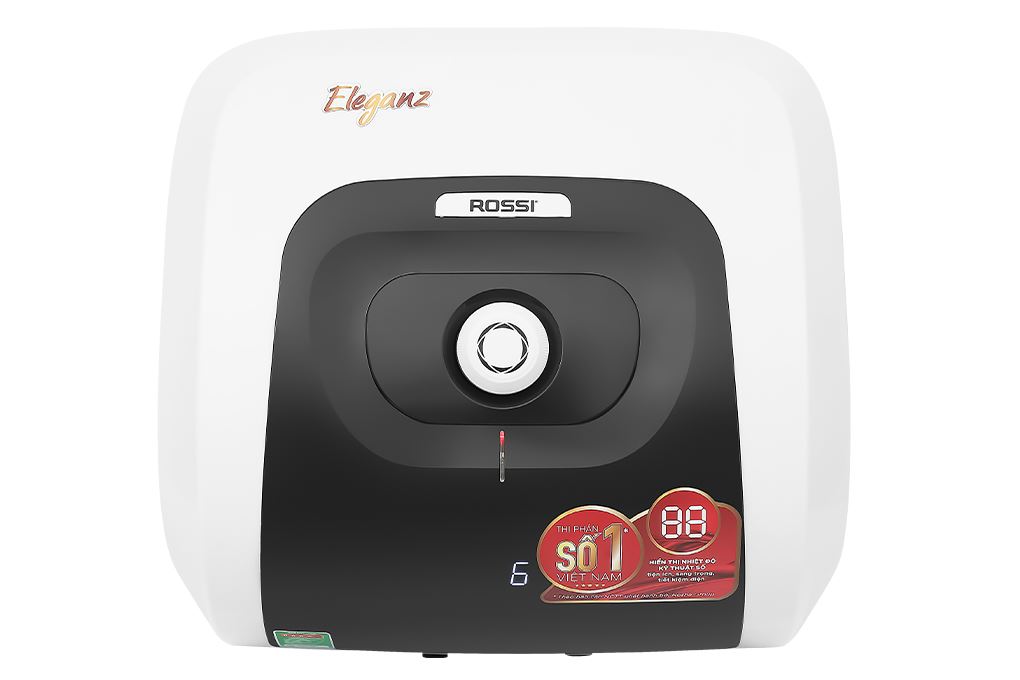 Máy nước nóng gián tiếp Rossi Eleganz 20 lít 2500W REZ20SQ Màu Trắng - Đen