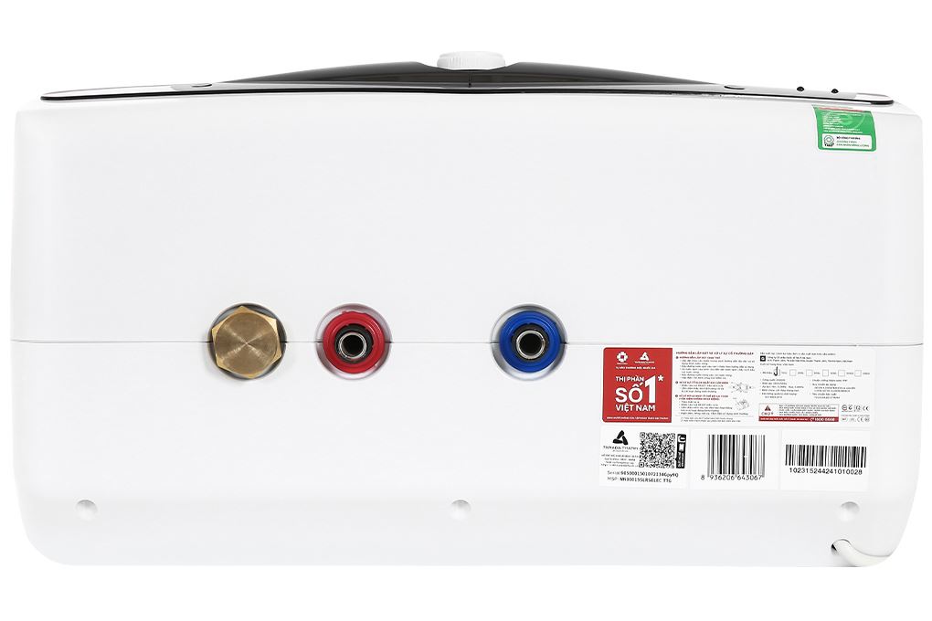 Máy nước nóng gián tiếp Rossi Eleganz-C 15 lít 2500W REC15SL Màu Trắng - Đen