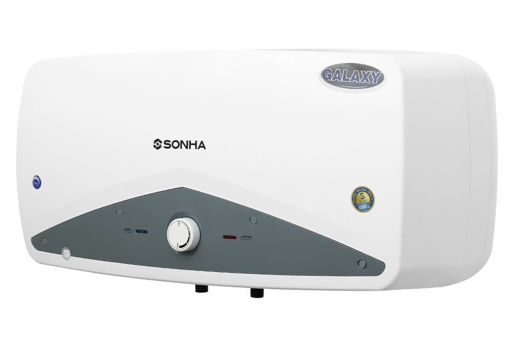 Máy nước nóng gián tiếp Sơn Hà Galaxy 30 lít 2500W S30NG Màu Trắng - Xám