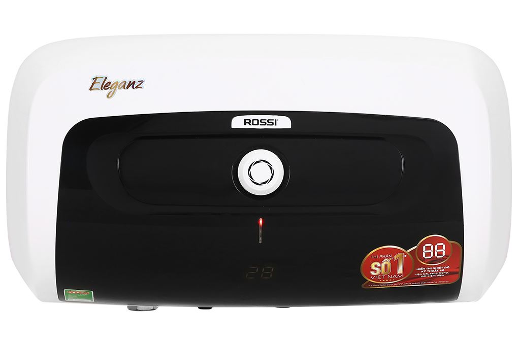 Máy nước nóng gián tiếp Rossi Eleganz 30 lít 2500W REZ30SL Màu Trắng - Đen