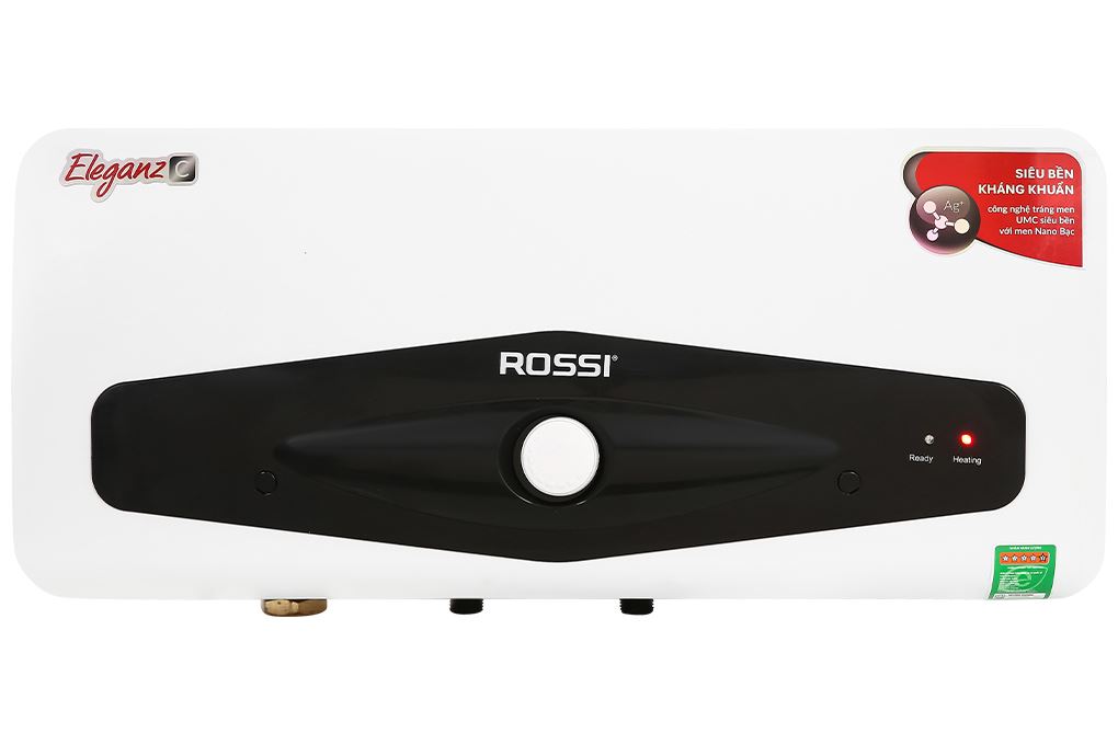 Máy nước nóng gián tiếp Rossi Eleganz-C 20 lít 2500W REC20SL Màu Trắng - Đen