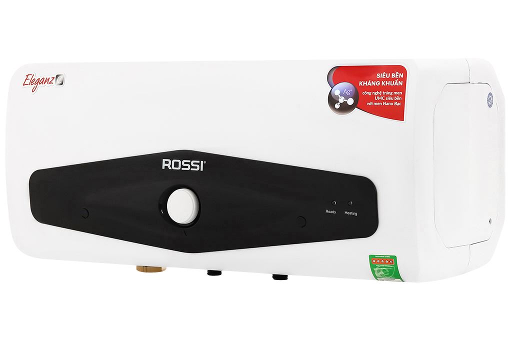 Máy nước nóng gián tiếp Rossi Eleganz-C 20 lít 2500W REC20SL Màu Trắng - Đen