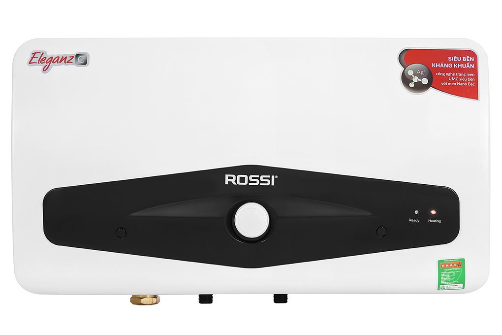 Máy nước nóng gián tiếp Rossi Eleganz-C 30 lít 2500W REC30SL Màu Trắng - Đen