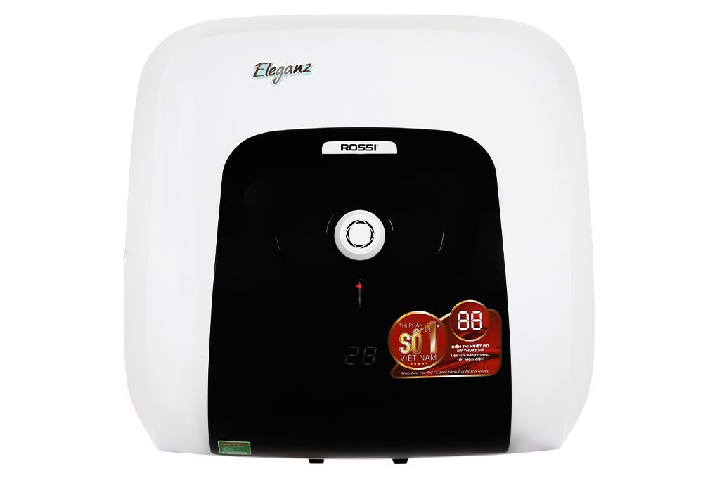 Máy nước nóng gián tiếp Rossi Eleganz 30 lít 2500W REZ30SQ Màu Trắng - Đen