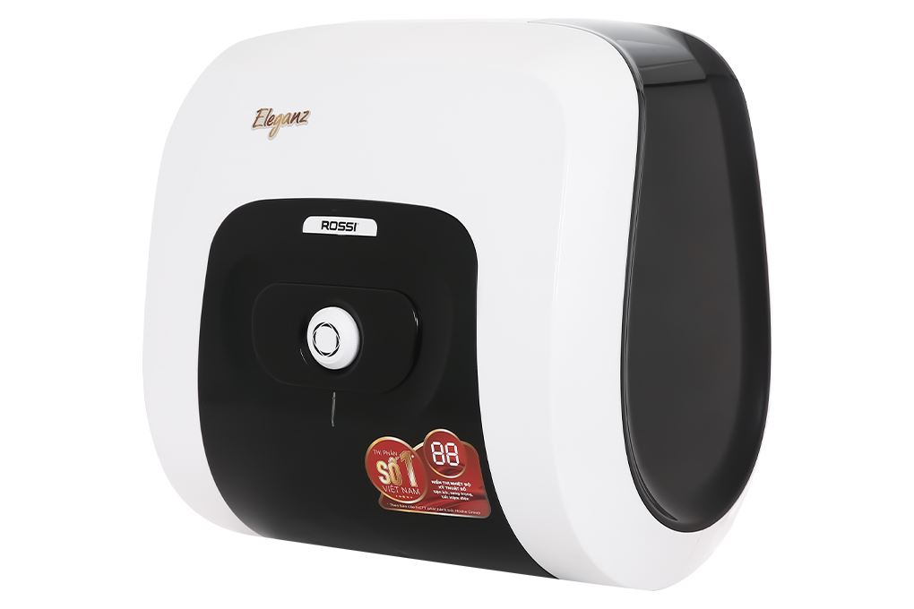 Máy nước nóng gián tiếp Rossi Eleganz 30 lít 2500W REZ30SQ Màu Trắng - Đen