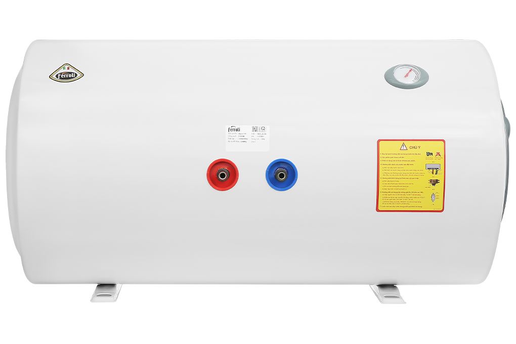 Máy nước nóng gián tiếp Ferroli Aqua 100 lít 2500W SEH_ELCB Màu Trắng