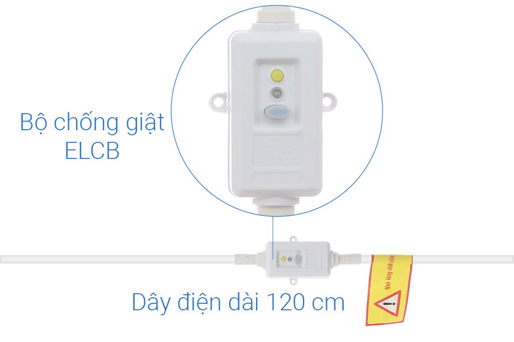 Máy nước nóng gián tiếp Ferroli Aqua 100 lít 2500W SEH_ELCB Màu Trắng