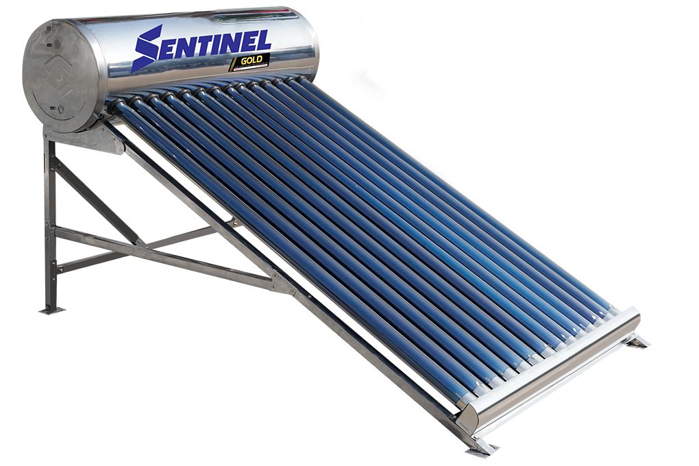 Máy nước nóng năng lượng mặt trời Sơn Hà 140 lít Sentinel Gold 58-140G Màu Bạc Inox