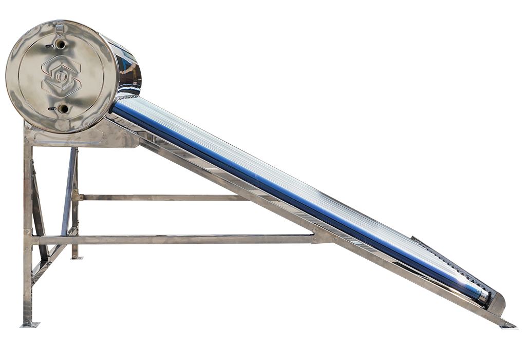 Máy nước nóng năng lượng mặt trời Sơn Hà 140 lít Sentinel Gold 58-140G Màu Bạc Inox