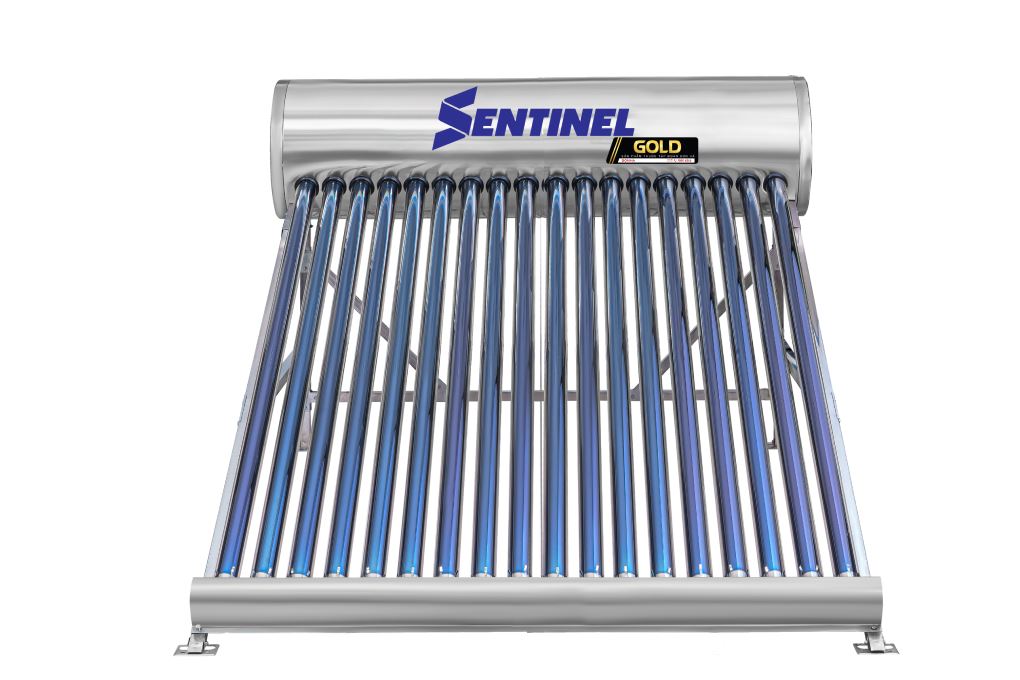 Bình nóng lạnh năng lượng mặt trời Sơn Hà 180 lít Sentinel Gold 58-180T Màu Bạc Inox