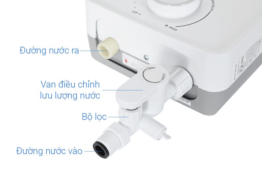 Máy nước nóng trực tiếp Electrolux 4500W EWE451PX-DWX6 Màu Trắng - Bạc