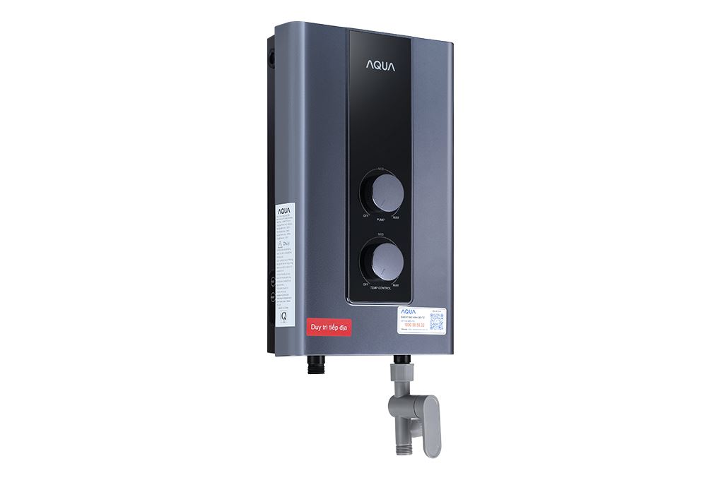 Máy nước nóng trực tiếp Aqua 4500W AEI45E-FP3B(VN) Màu Đen - Xám