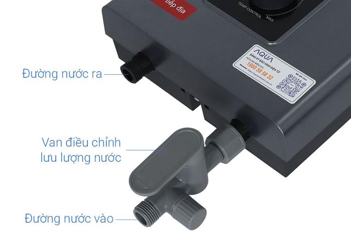 Máy nước nóng trực tiếp Aqua 4500W AEI45E-FP3CB(VN) Màu Đen - Xám