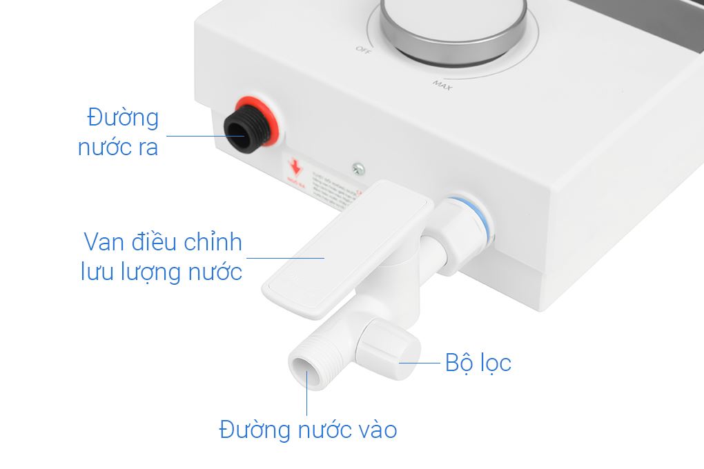 Máy nước nóng trực tiếp Toshiba 4500W TWH-45MCNVN(W)-WB Màu Trắng