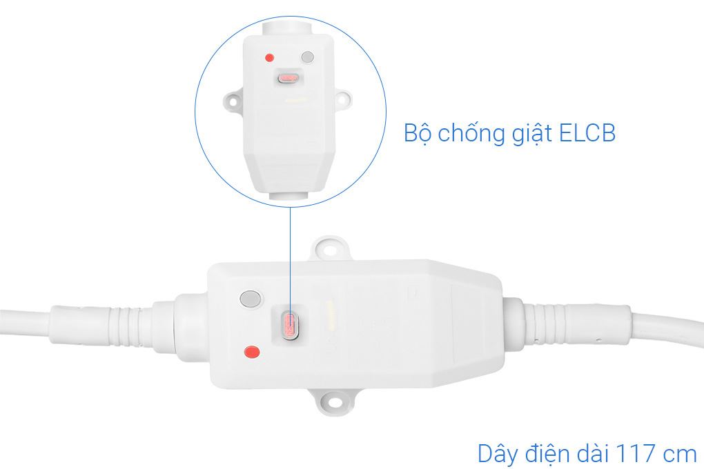 Bình nóng lạnh gián tiếp Atlantic 20 lít 2500W ESA PRO 823046 SWH 20H M-15 Màu Trắng - Xám