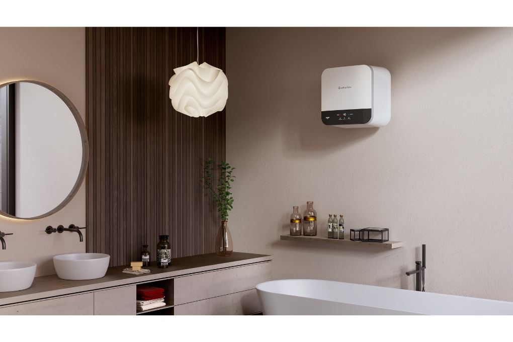 Bình nóng lạnh gián tiếp Ariston 30 lít 2500W AN3 30 LUX VN Màu Trắng/Đen