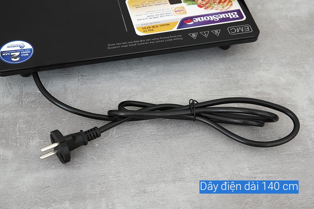 Bếp từ đơn BlueStone ICB-6731 2000W Màu Đen