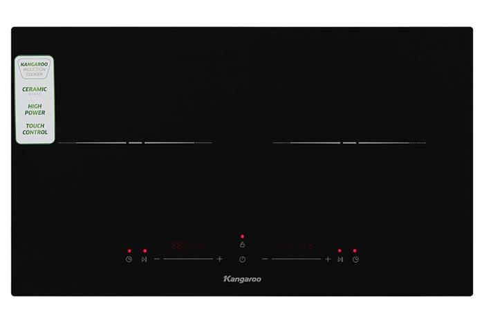 Bếp từ đôi âm Kangaroo KGIC38D1C 3800W Màu Đen