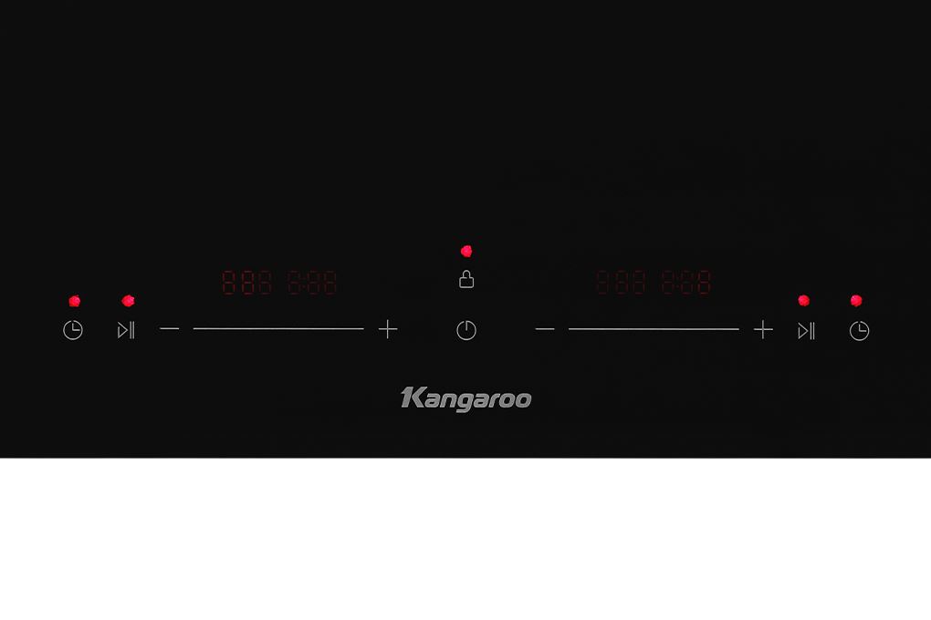 Bếp từ đôi âm Kangaroo KGIC38D1C 3800W Màu Đen