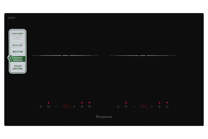 Bếp từ đôi âm Kangaroo KGIC50D1C 5000W Màu Đen