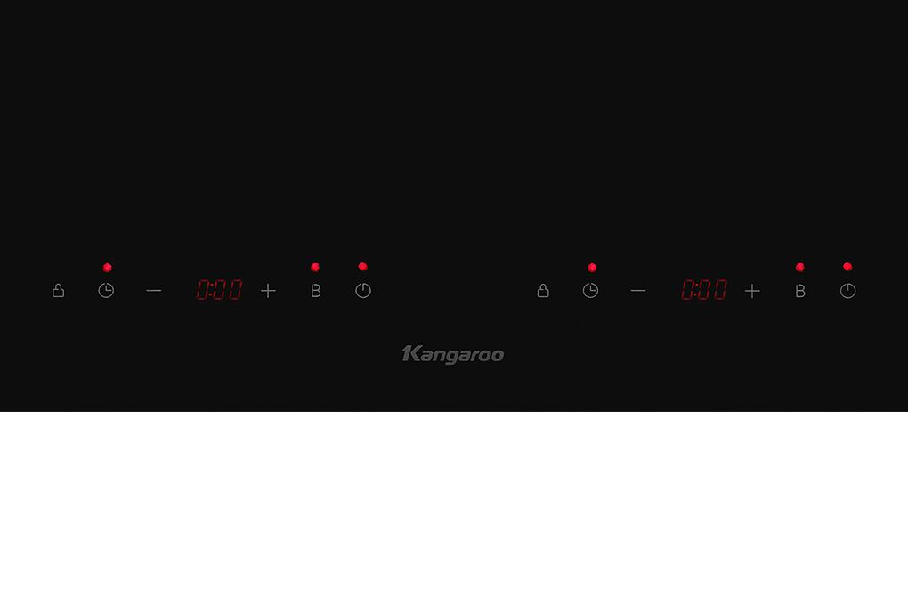 Bếp từ đôi âm Kangaroo KGIC50D1C 5000W Màu Đen