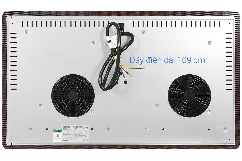 Quạt tản nhiệt - Bếp từ đôi lắp âm Kangaroo KGIC44D1C