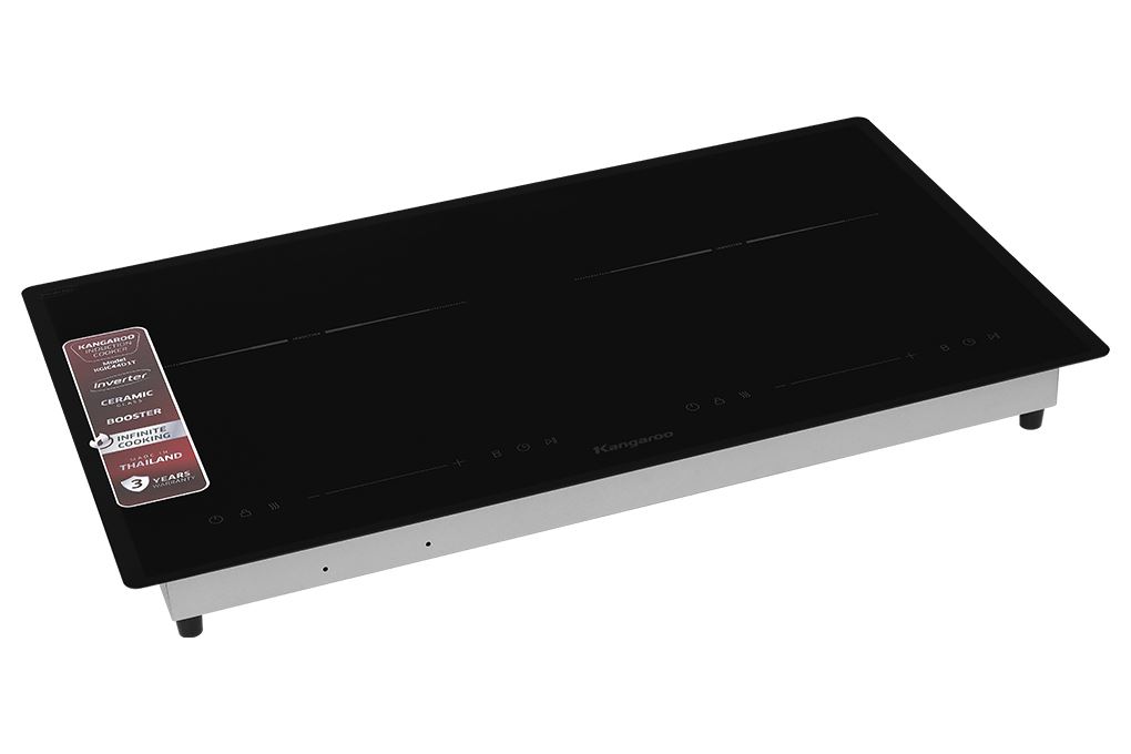 Bếp từ đôi âm Kangaroo KGIC44D1T 4400W Màu Đen