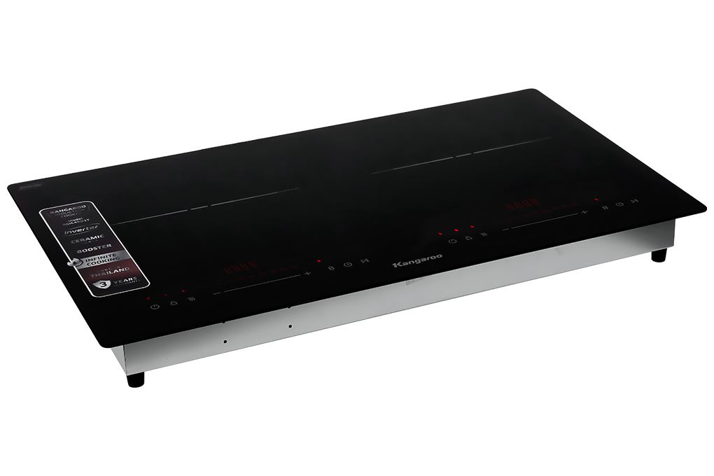 Bếp từ đôi âm Kangaroo KGIC48D1T 4800W Màu Đen