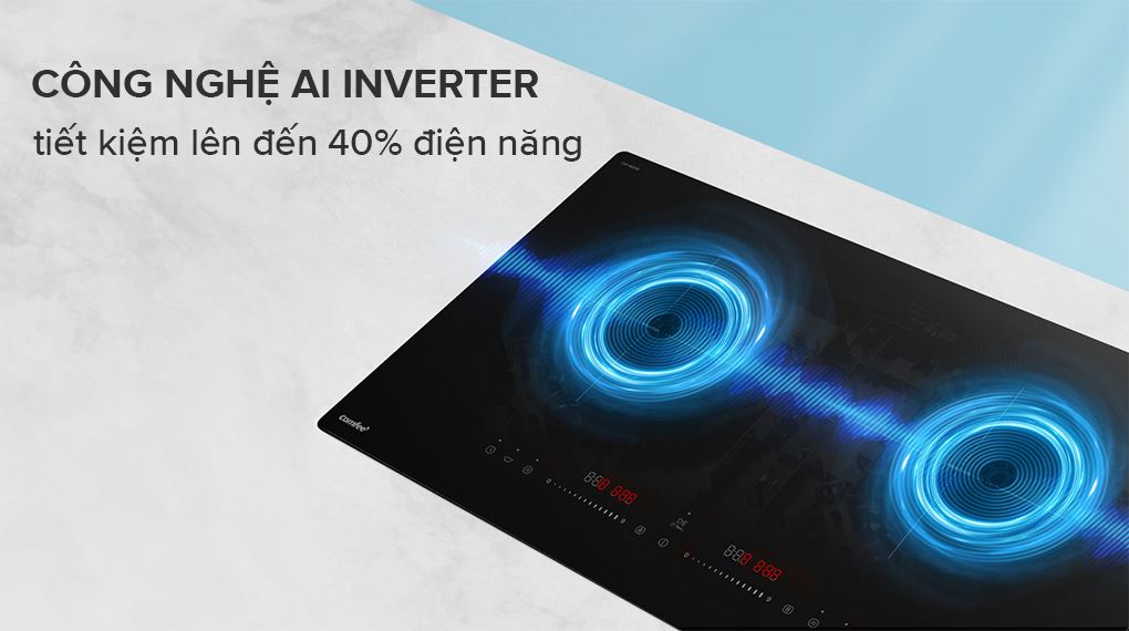 AI Inverter - Bếp từ đôi lắp âm Comfee CIH-40DHE