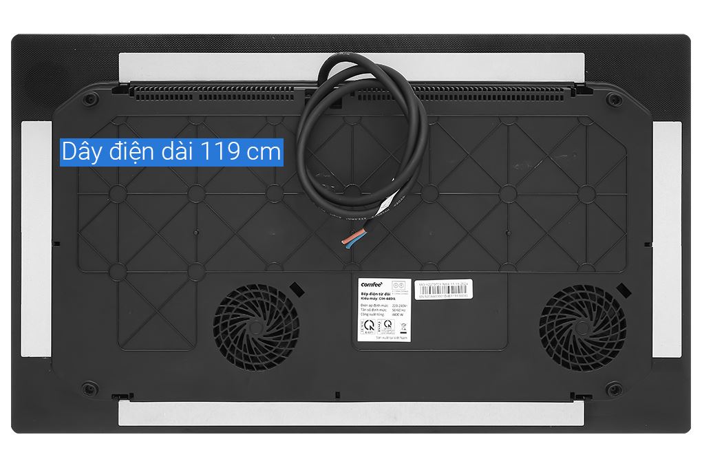 Bếp từ đôi âm Comfee CIH-44DIL 4400W Màu Đen