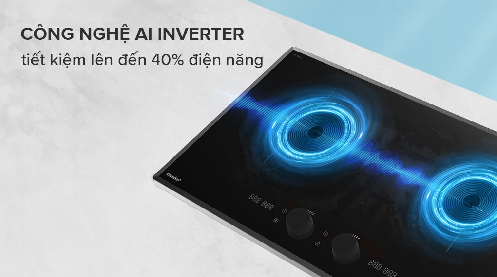 Inverter - Bếp từ đôi lắp âm Comfee AI Knob CIH-52DIU