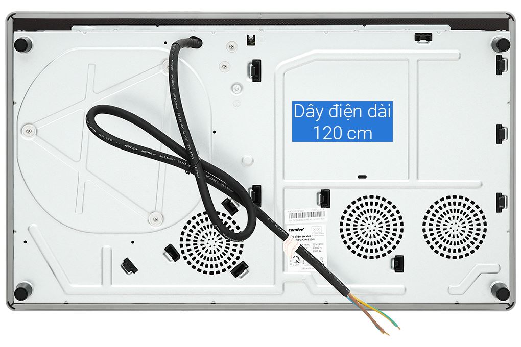 Bếp từ đôi âm Comfee CIH-52DIU 5200W Màu Đen