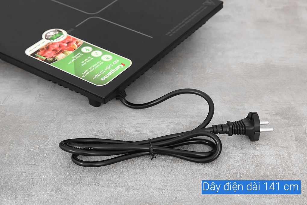Bếp từ đơn Kangaroo KGIC22S2 2200W Màu Đen