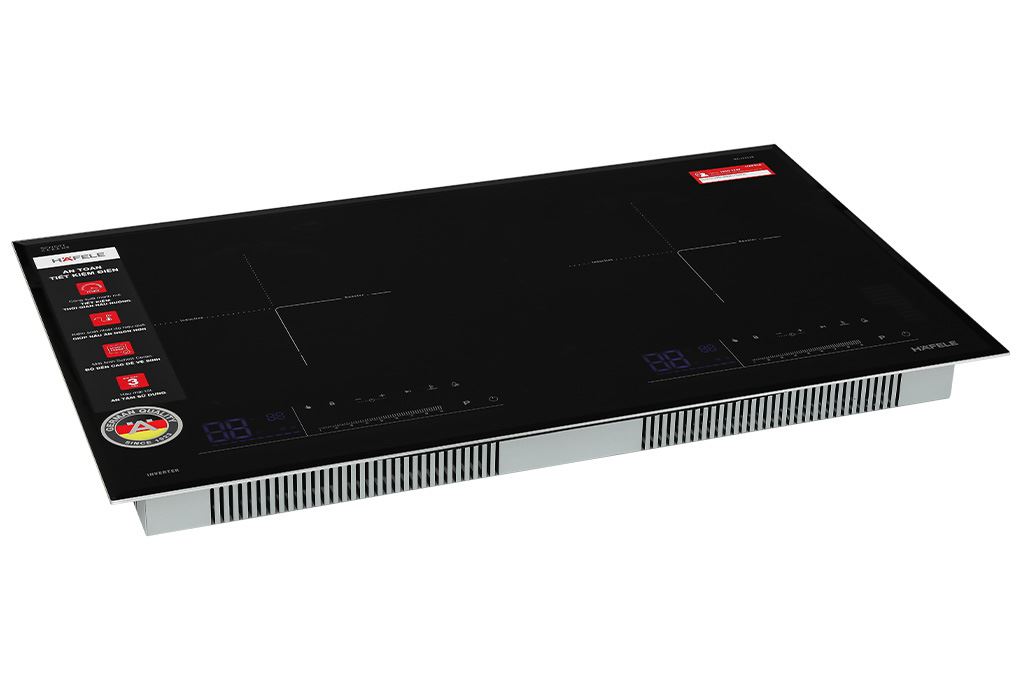 Bếp từ đôi âm Hafele HC-I7323B (536.61.886) 4400W Màu Đen - Bạc