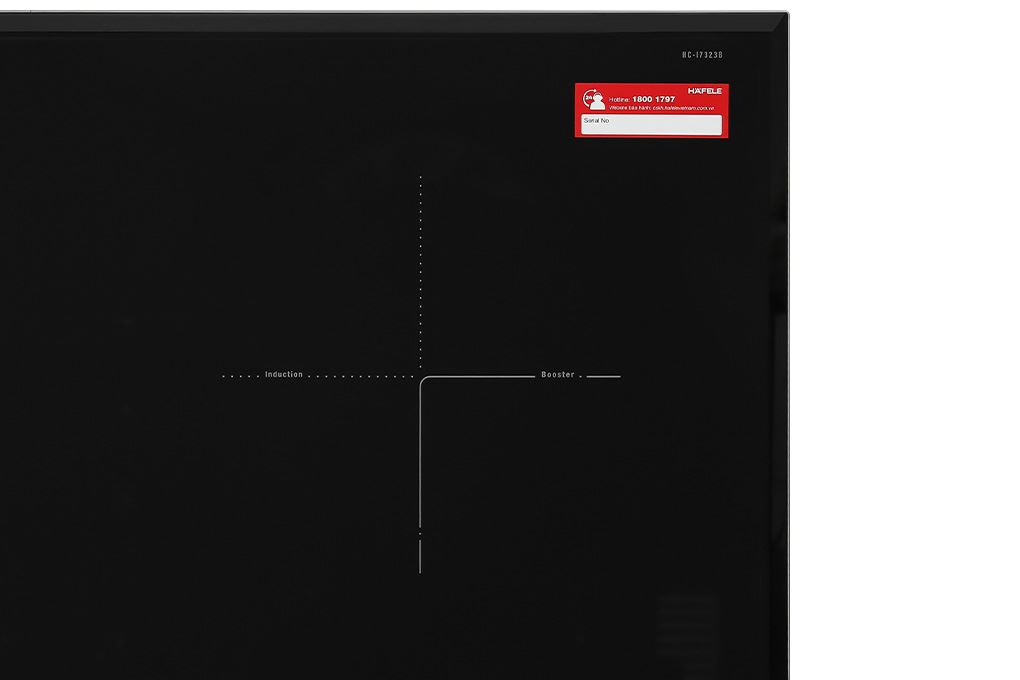 Bếp từ đôi âm Hafele HC-I7323B (536.61.886) 4400W Màu Đen - Bạc