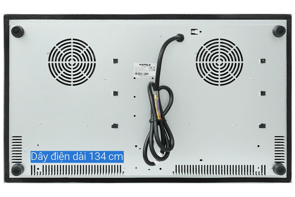 Bếp từ đôi âm Hafele HC-I7323B (536.61.886) 4400W Màu Đen - Bạc