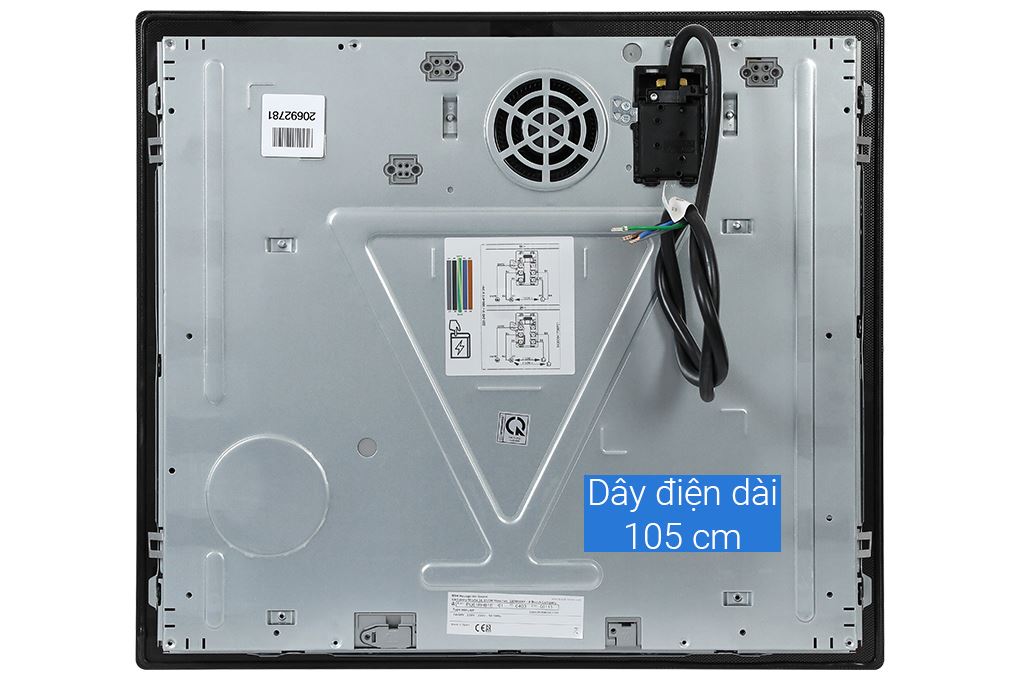 Bếp từ 3 vùng nấu âm Bosch PIJ61RHB1E 7400W Màu Đen