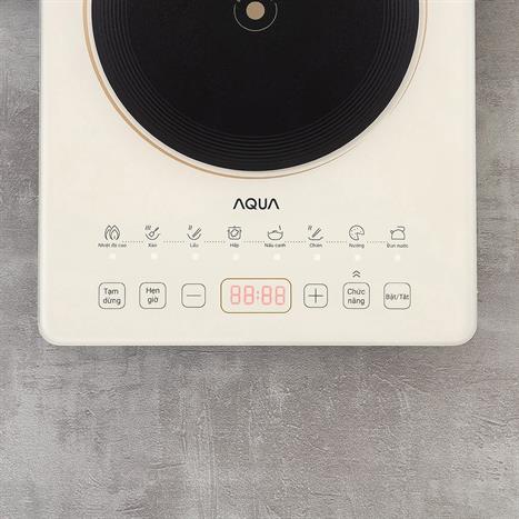 Bếp từ đơn AQUA AQS-ICT2201R(C)-VN 2200W Màu Kem