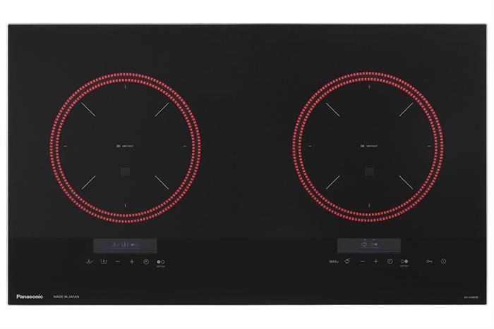 Bếp từ đôi âm Panasonic KY-A1W70KRA 3200W Màu Đen
