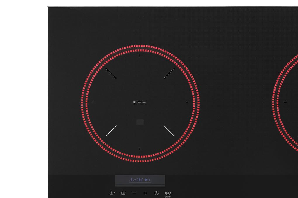 Bếp từ đôi âm Panasonic KY-A1W70KRA 3200W Màu Đen
