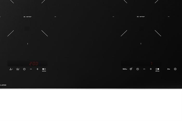 Bếp từ đôi âm Panasonic KY-C1W70KRA 3200W Màu Đen