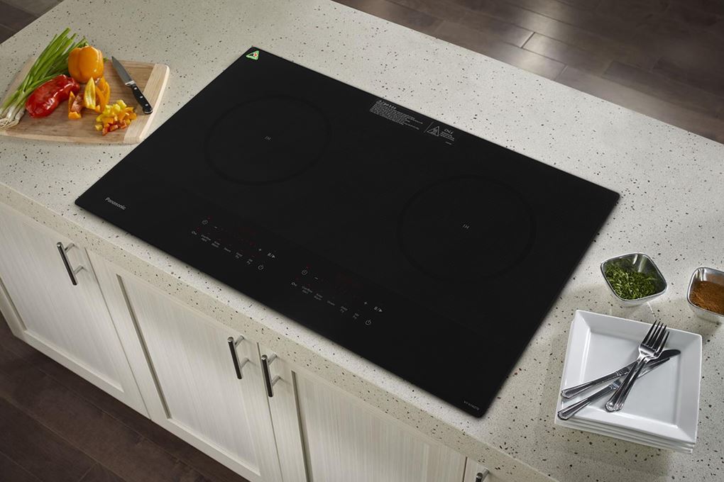 Bếp từ đôi âm Panasonic KY-H1WZ70KRA 3500W Màu Đen