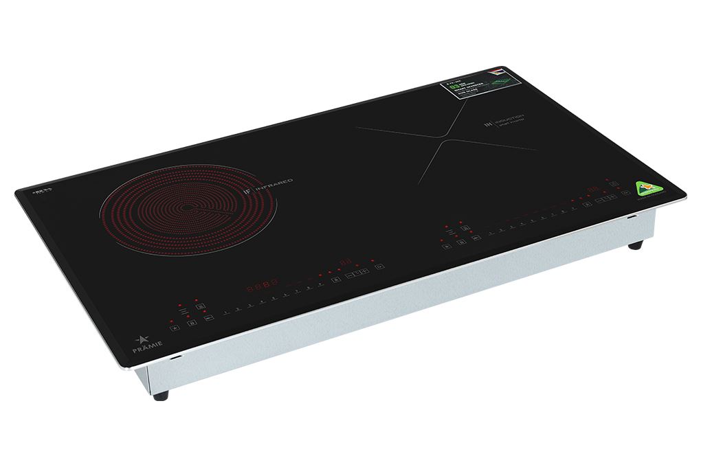 Bếp từ hồng ngoại âm Pramie PRTH-2103 4800W Màu Đen