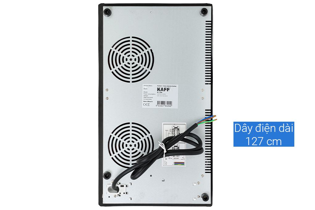 Bếp từ đôi âm KAFF KF-330DI 3700W Màu Đen