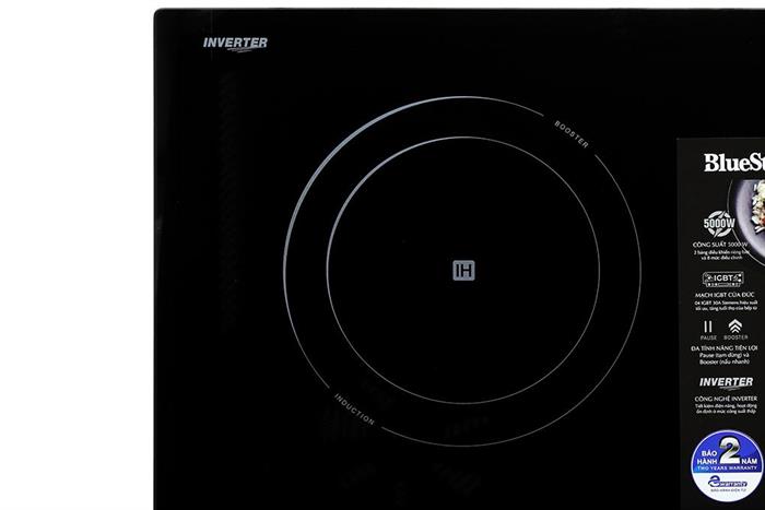 Bếp từ đôi âm BlueStone ICB-6825 5000W Màu Đen