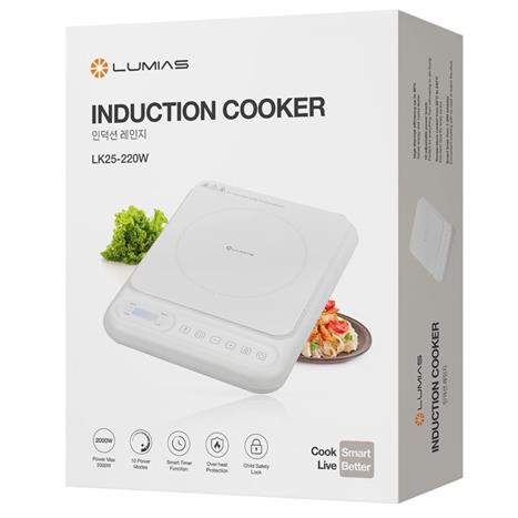 Bếp từ đơn LUMIAS LK25-220W 2000W Màu Trắng